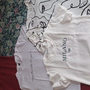 Shein graphic tees. The 3rd "Milano" crop top tee is free!
